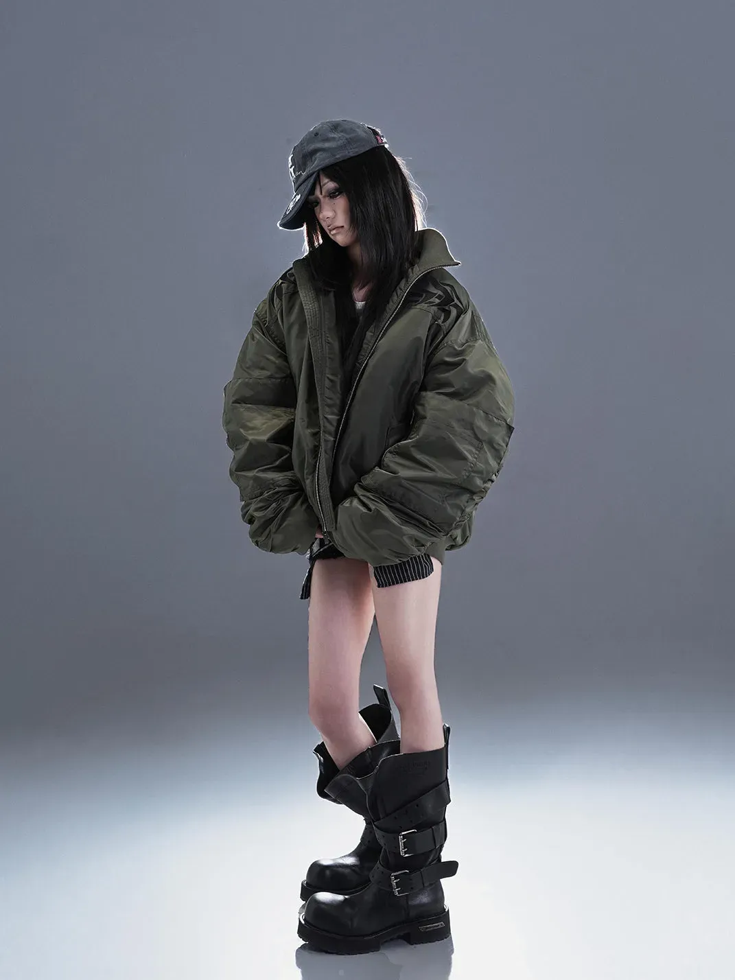PCCVISION | Embroidered Cotton-Padded Jacket