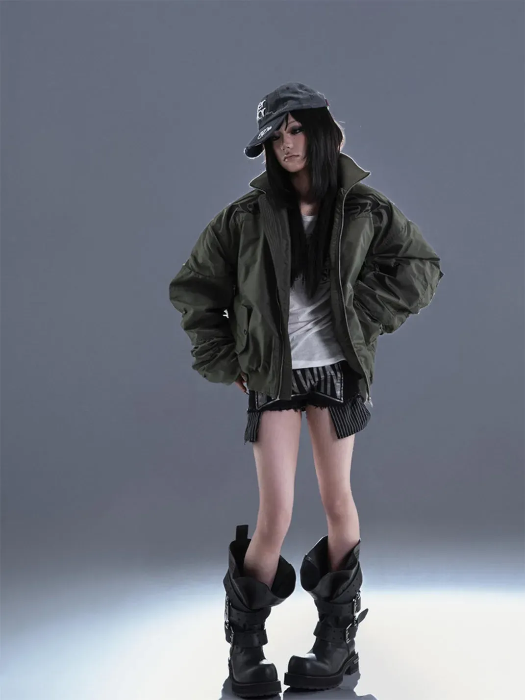 PCCVISION | Embroidered Cotton-Padded Jacket