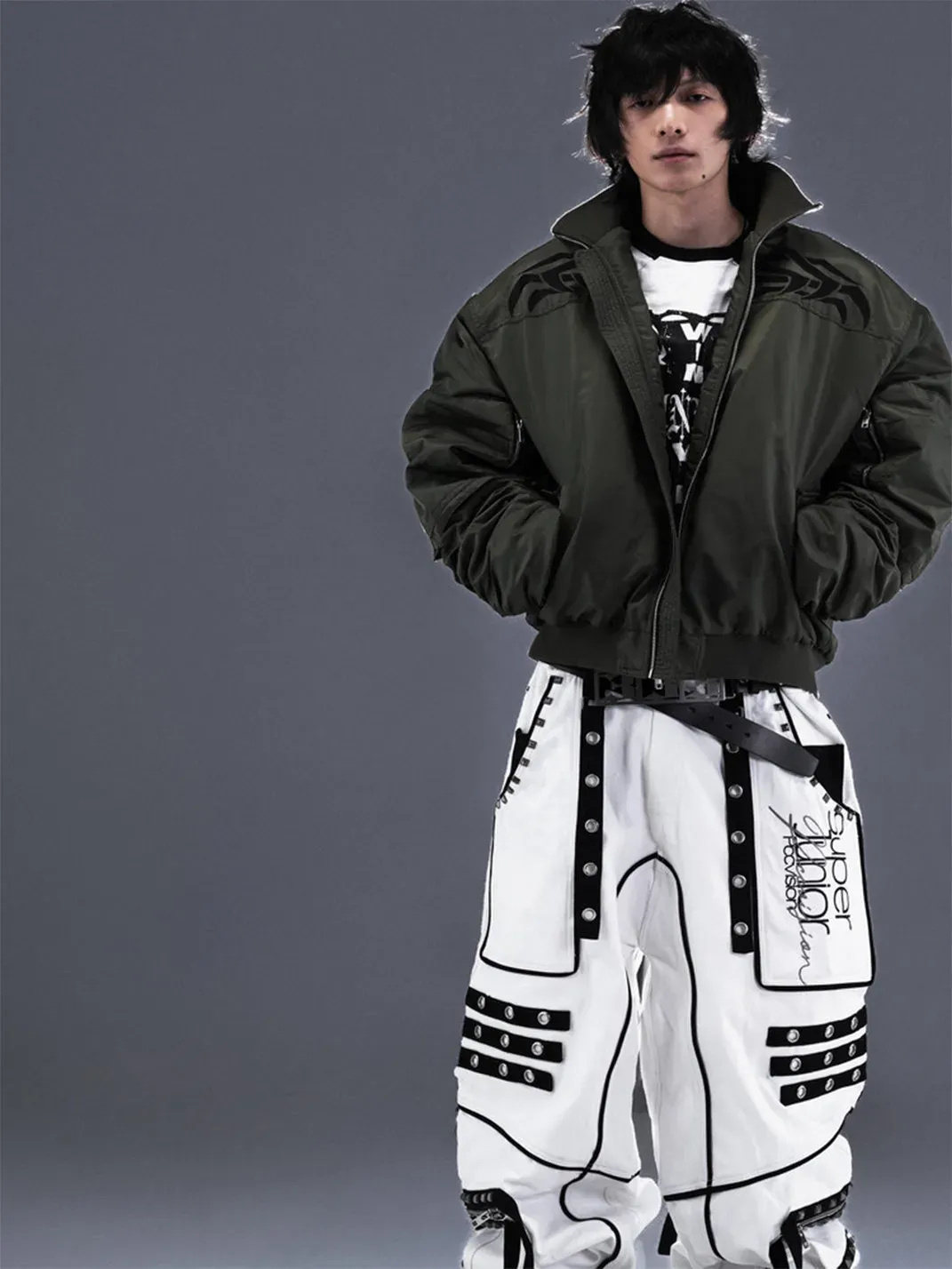 PCCVISION | Embroidered Cotton-Padded Jacket
