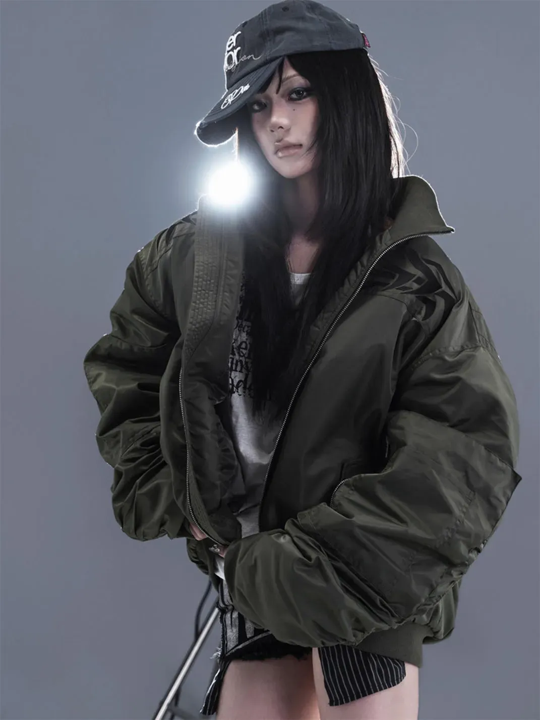 PCCVISION | Embroidered Cotton-Padded Jacket