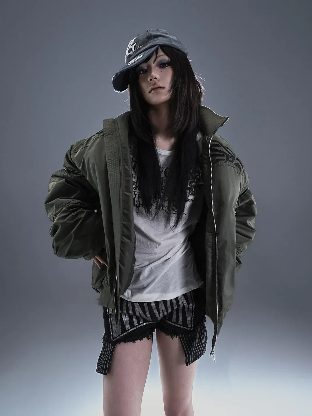 PCCVISION | Embroidered Cotton-Padded Jacket
