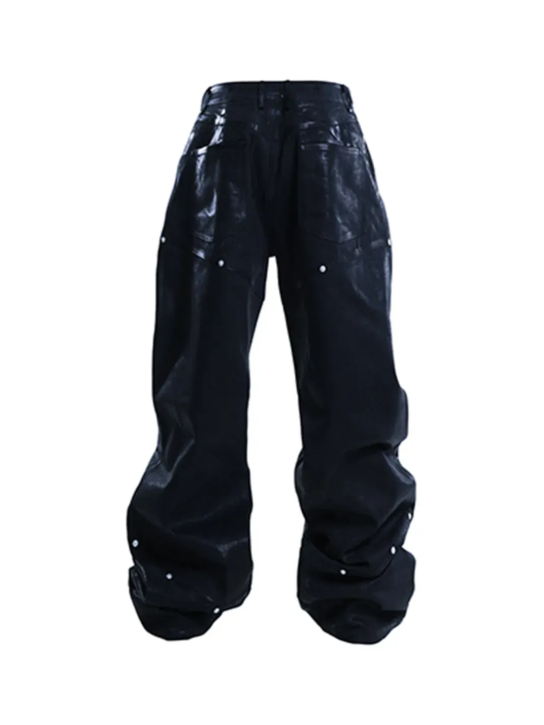 PCCVISION | Waxed Straight Leg Jeans