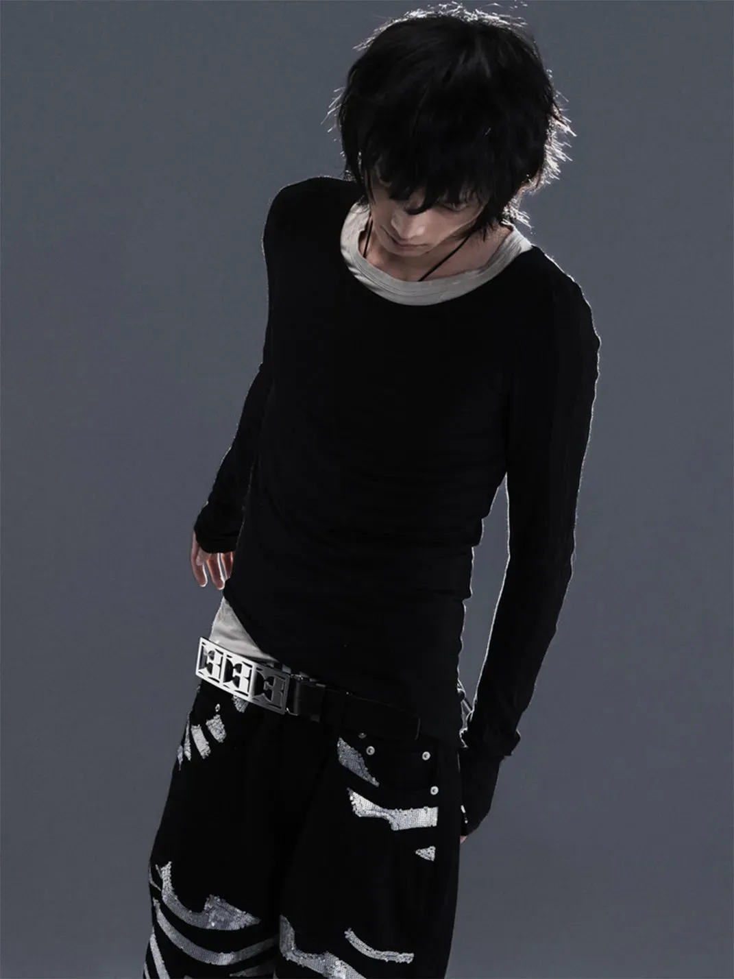PCCVISION | Faux Two-Piece Double-Layer Base Layer T-Shirt