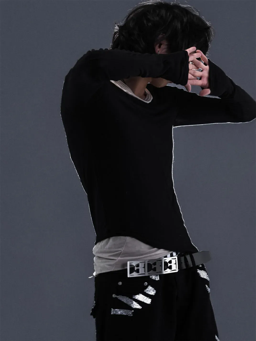 PCCVISION | Faux Two-Piece Double-Layer Base Layer T-Shirt