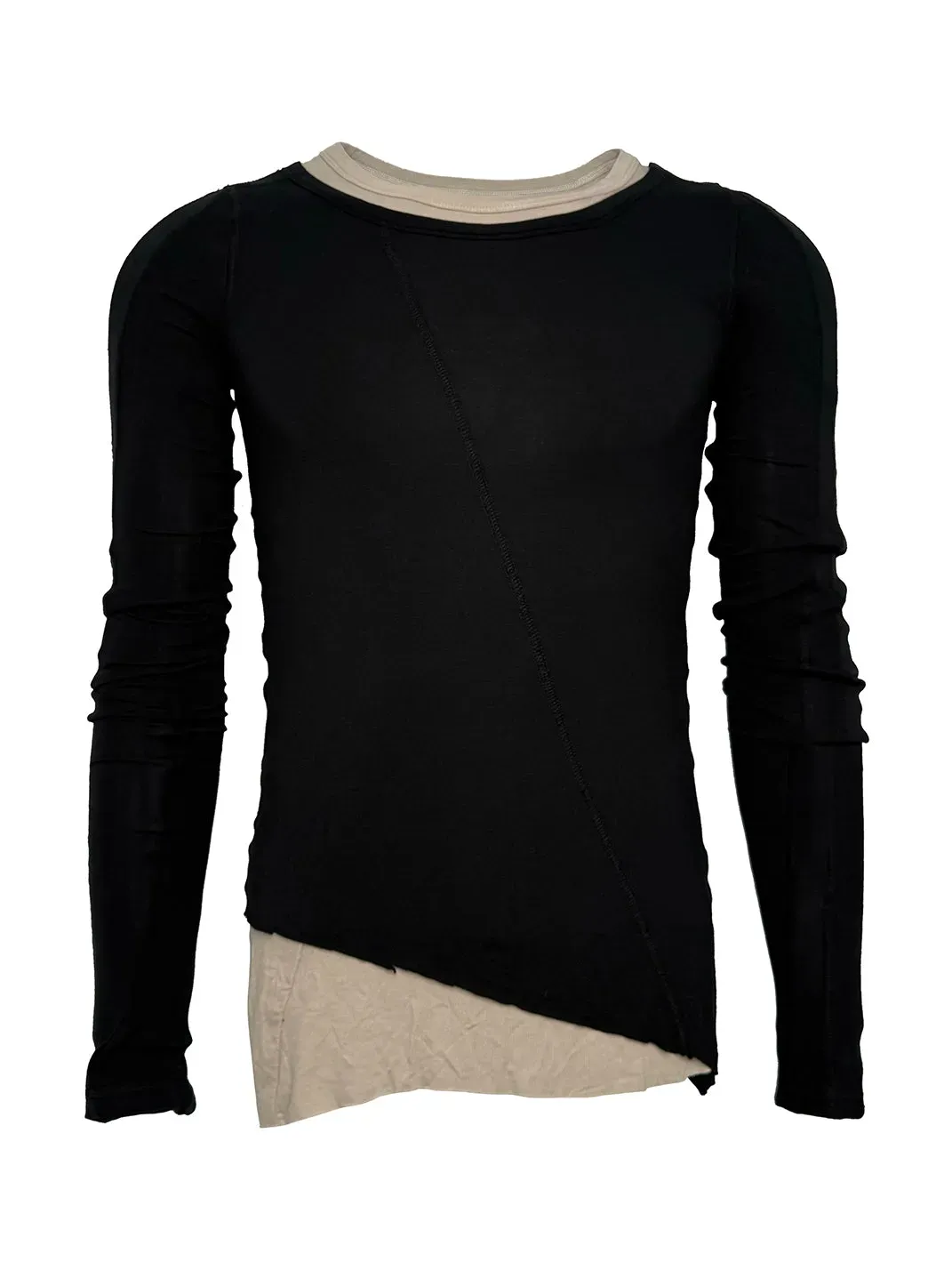 PCCVISION | Faux Two-Piece Double-Layer Base Layer T-Shirt