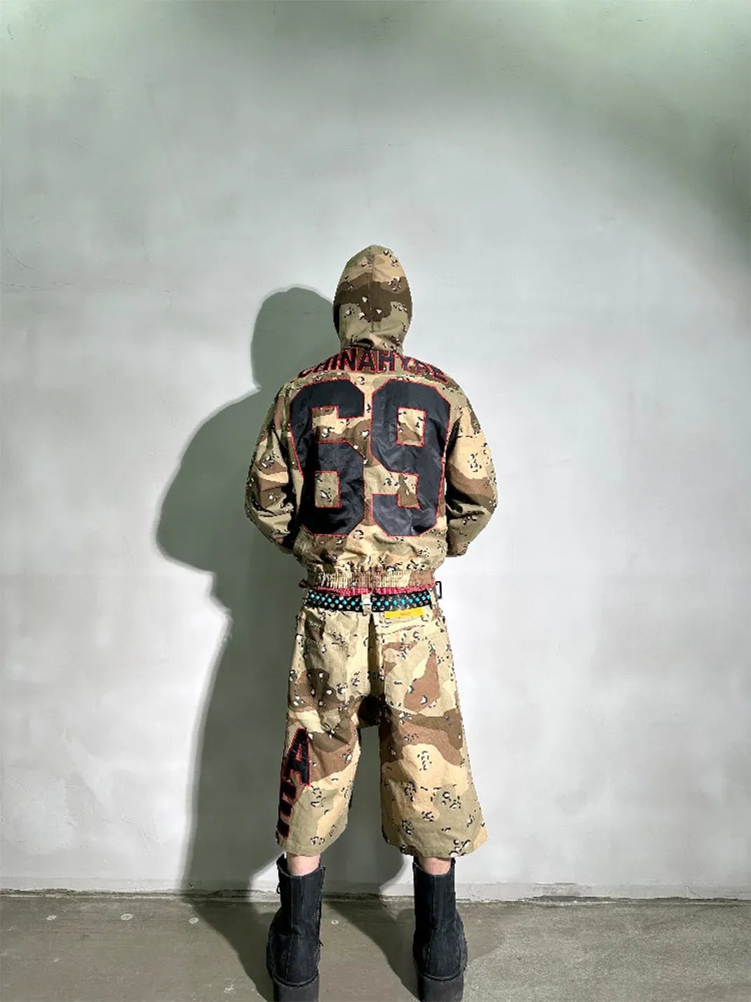 PCCVISION | Camouflage Embroidered Hooded Jacket