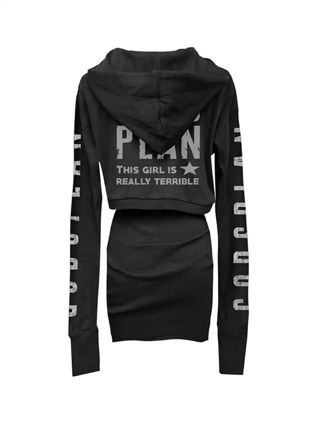 Gods plan | Tank Top Long Sleeve Hoodie Set