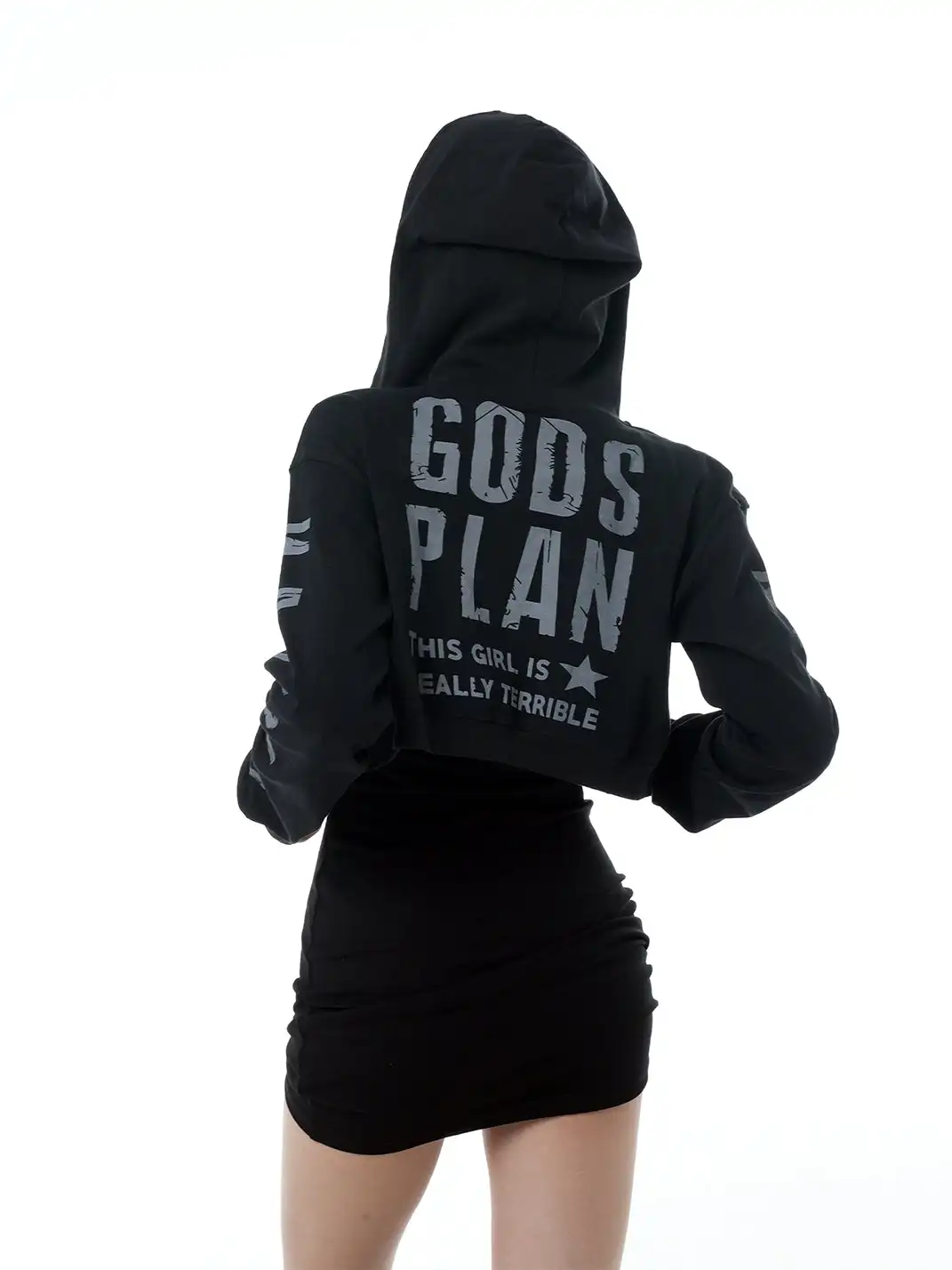 Gods plan | Tank Top Long Sleeve Hoodie Set