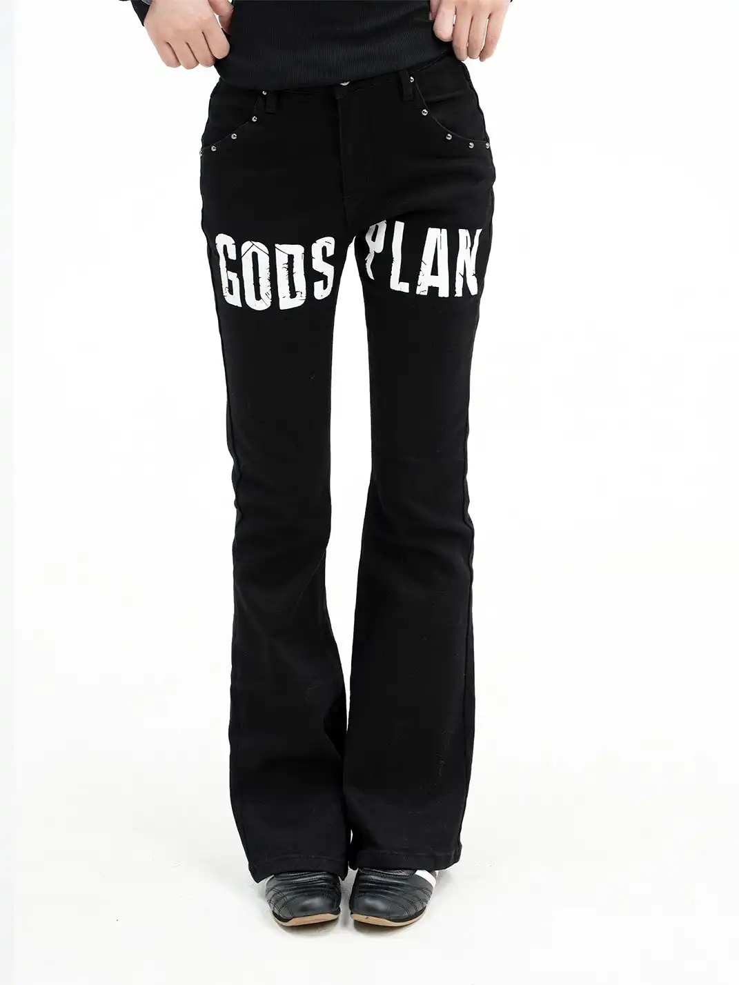 Gods plan | Gods Plan Rivet Denim Jeans
