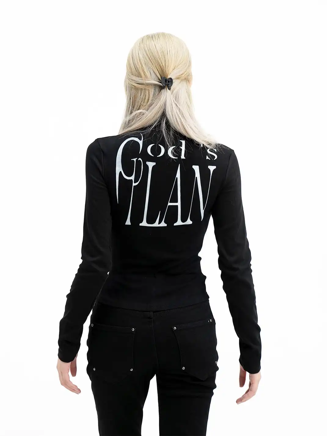 Gods plan | High Neck Basic Slim Fit Long Sleeve Top