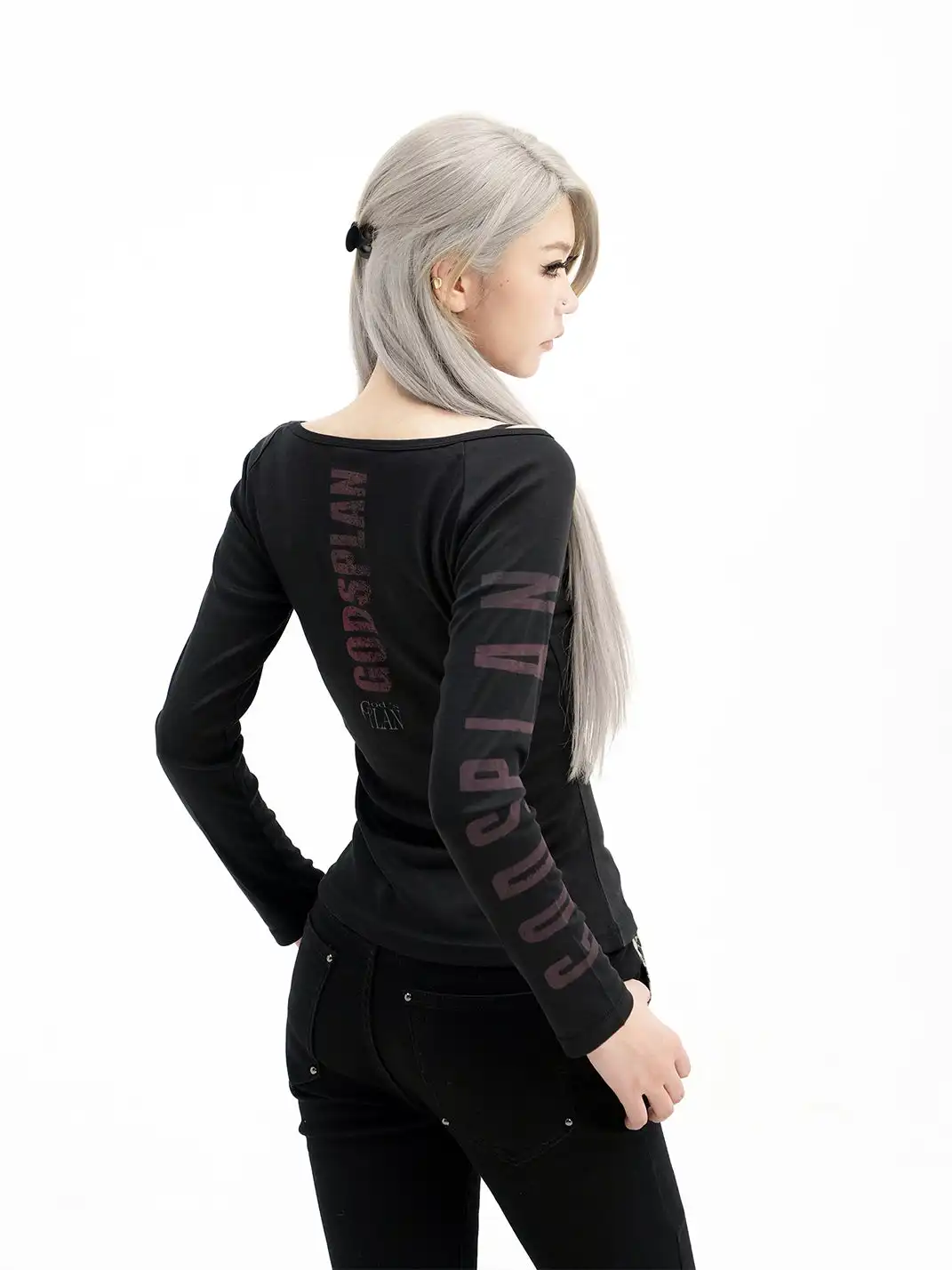 Gods plan | Shoulder Fit Henley Neck Base Layer Top