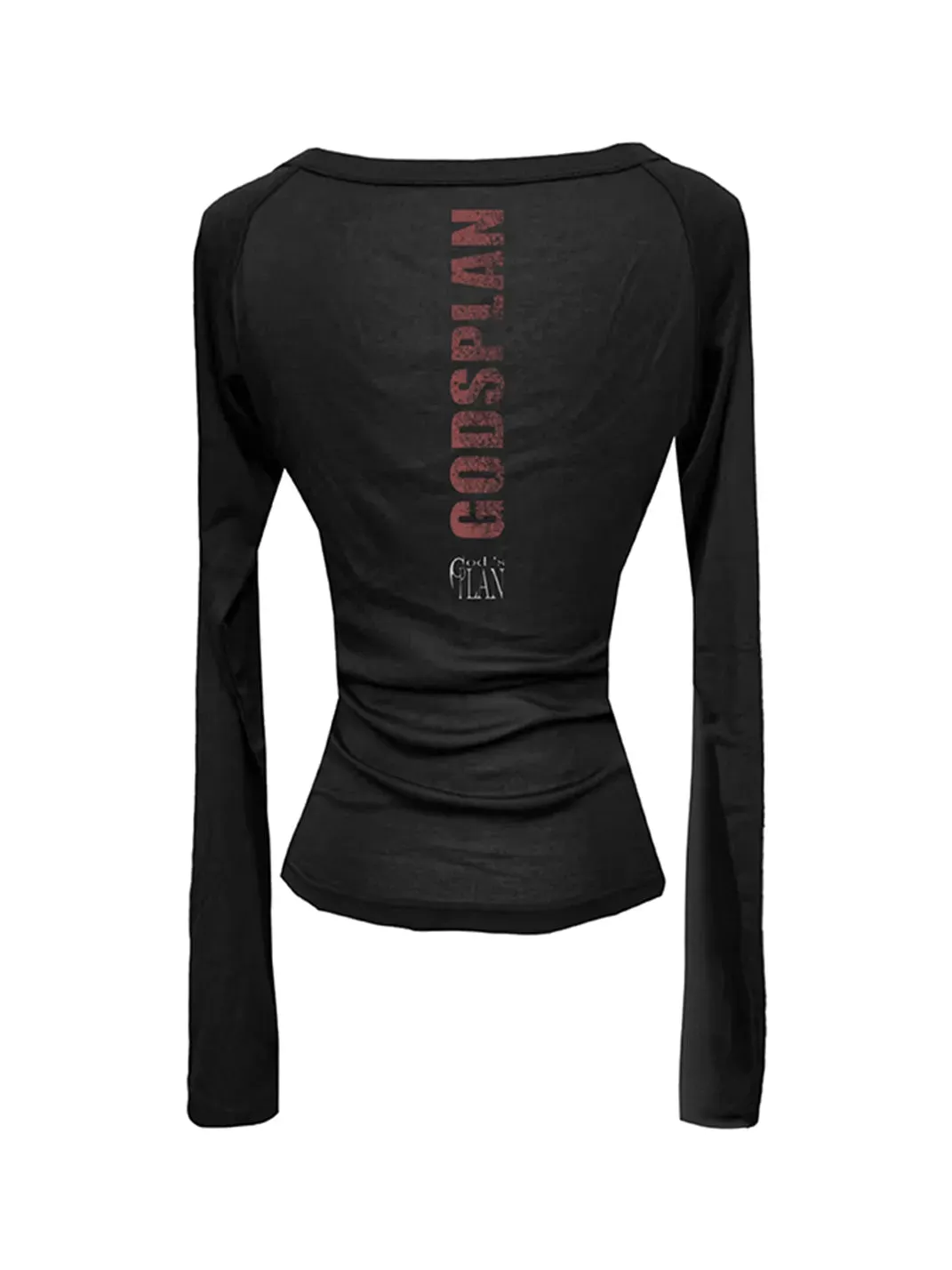Gods plan | Shoulder Fit Henley Neck Base Layer Top