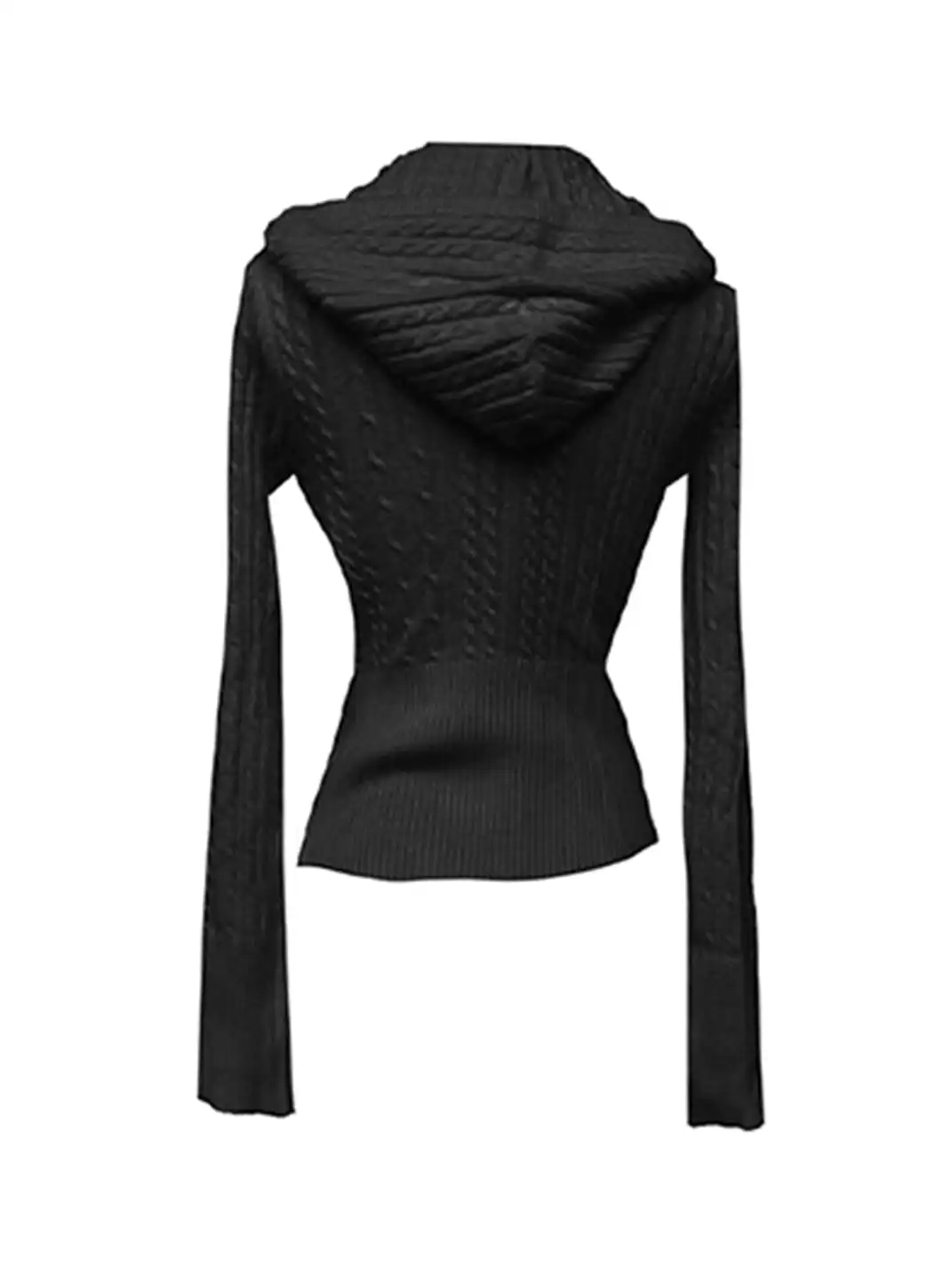 Gods plan | Skull Pattern Chunky Knit Sweater