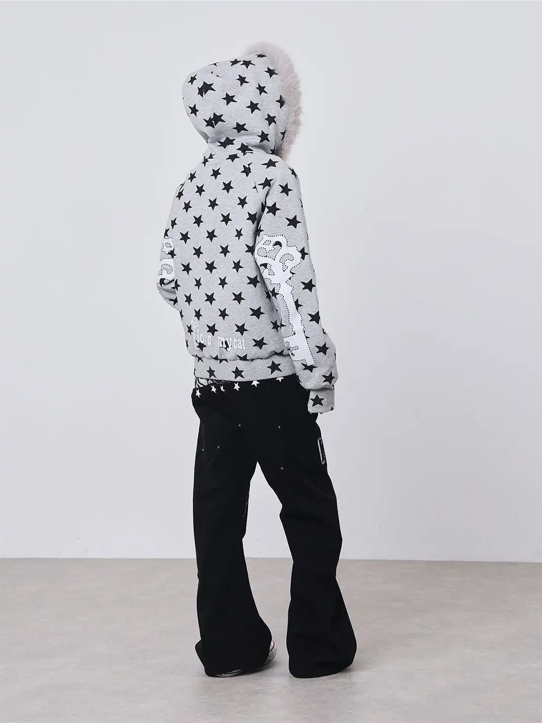 Gods plan | Zebra Print Patchwork Jeans