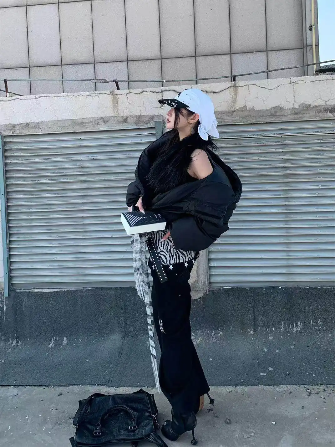 Gods plan | Zebra Print Patchwork Jeans