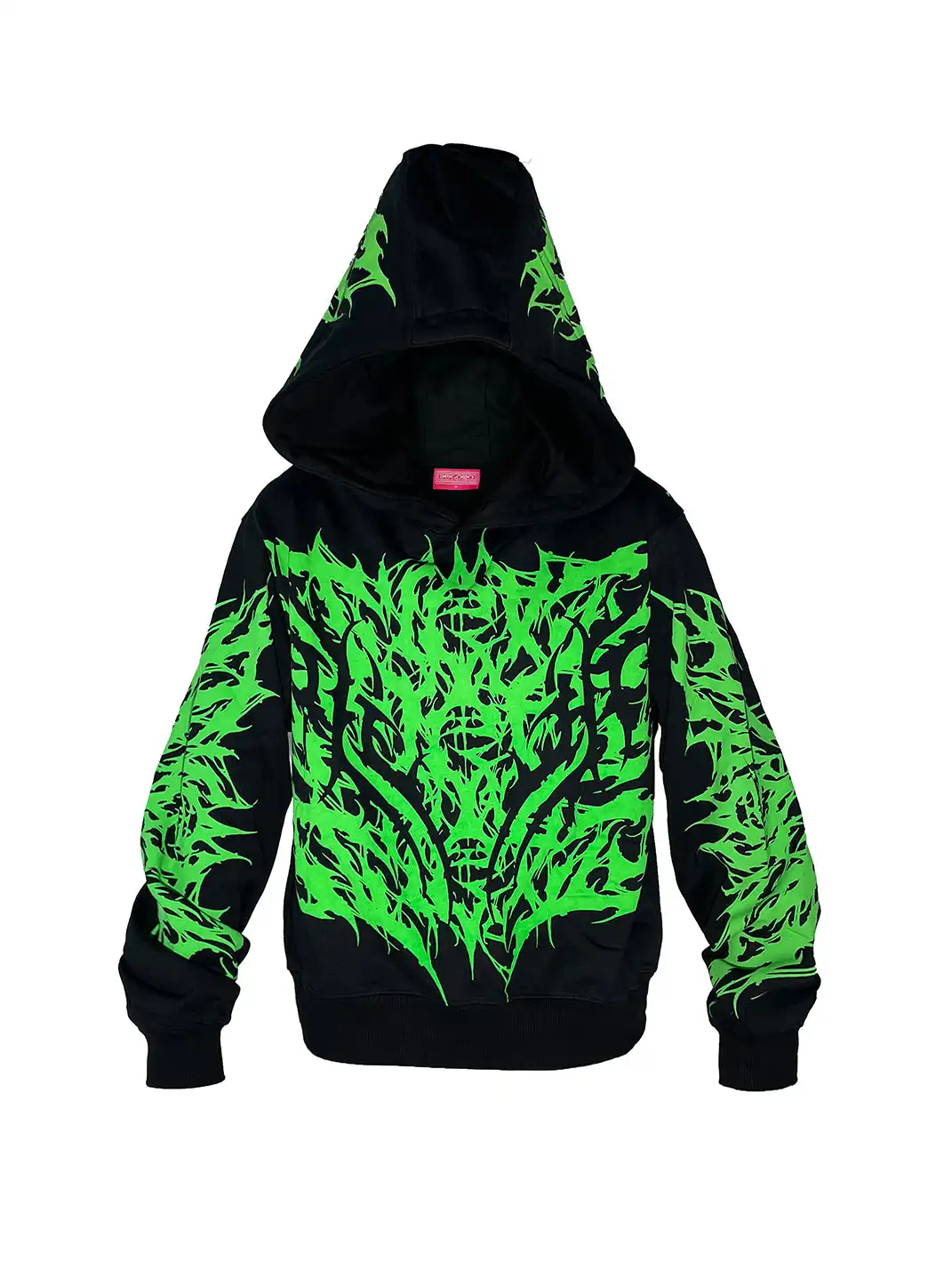 PCCVISION | Allover Green Printed Hoodie