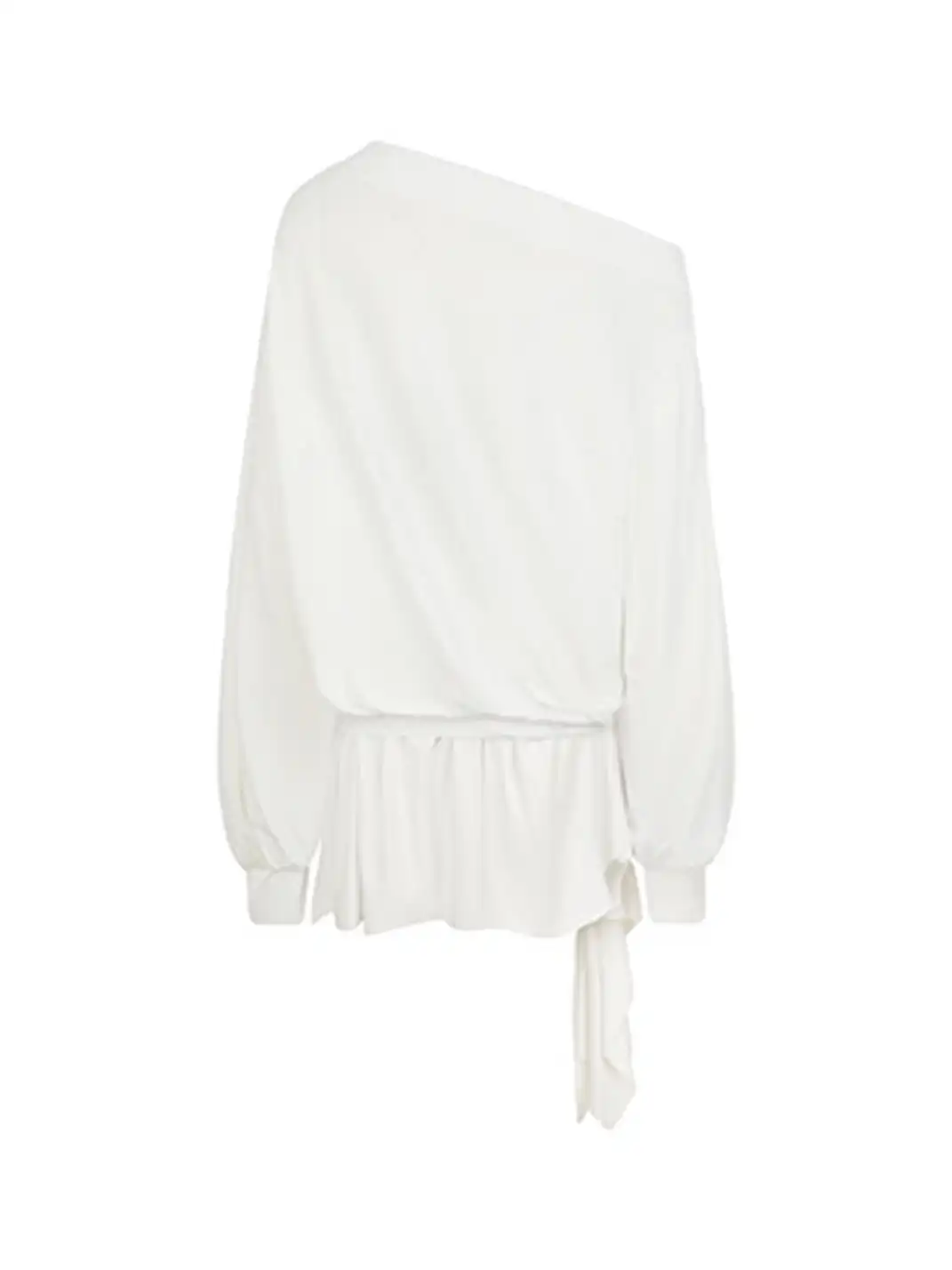nodress | Punk Spiky Print Off-Shoulder Dress-White