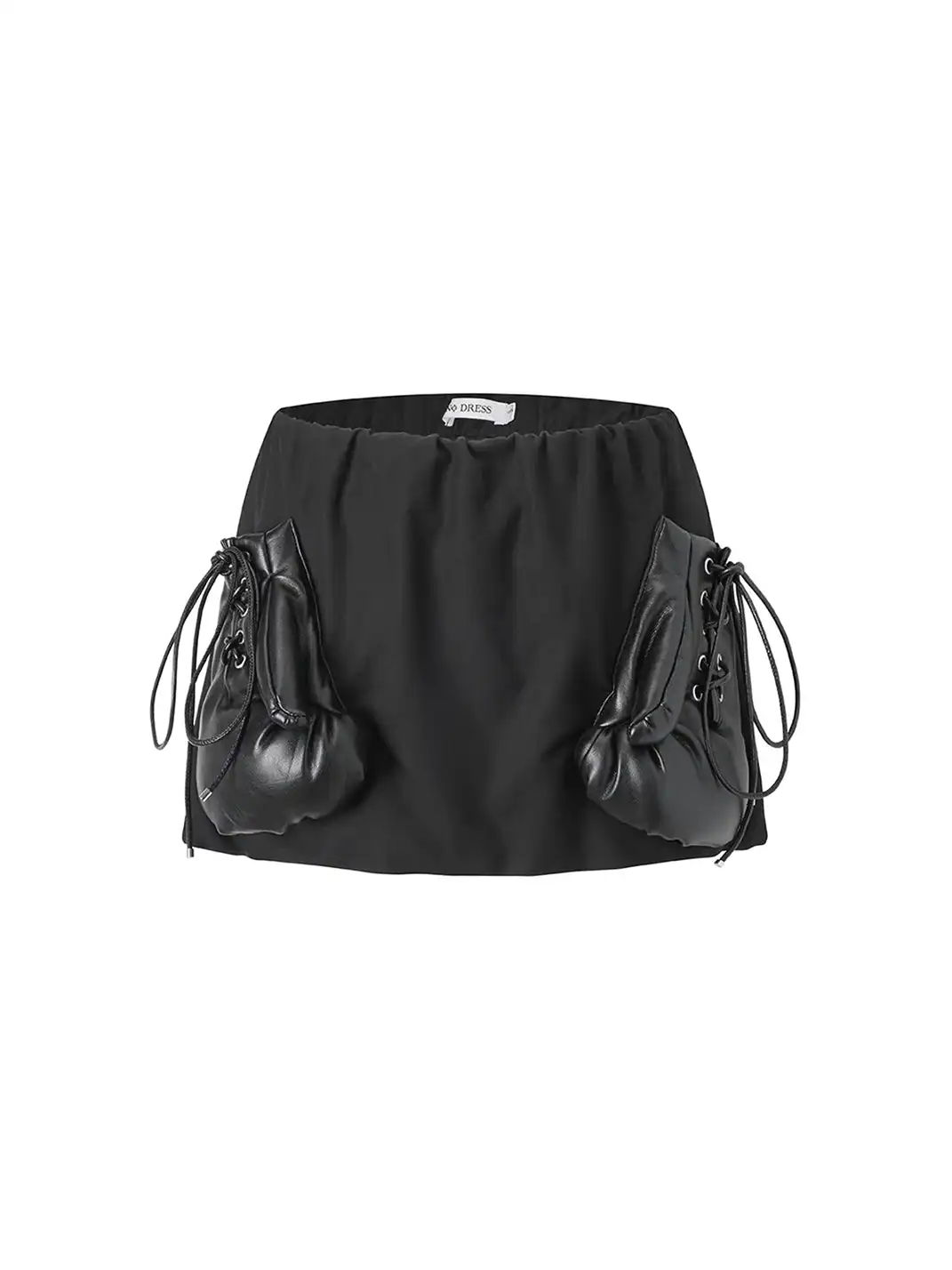 nodress | Leather Boxing Glove Pocket Mini Skirt