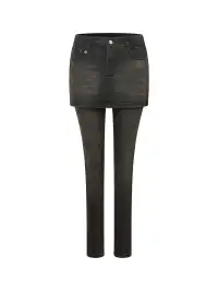 nodress | Faux Two-Piece Skinny Jeans