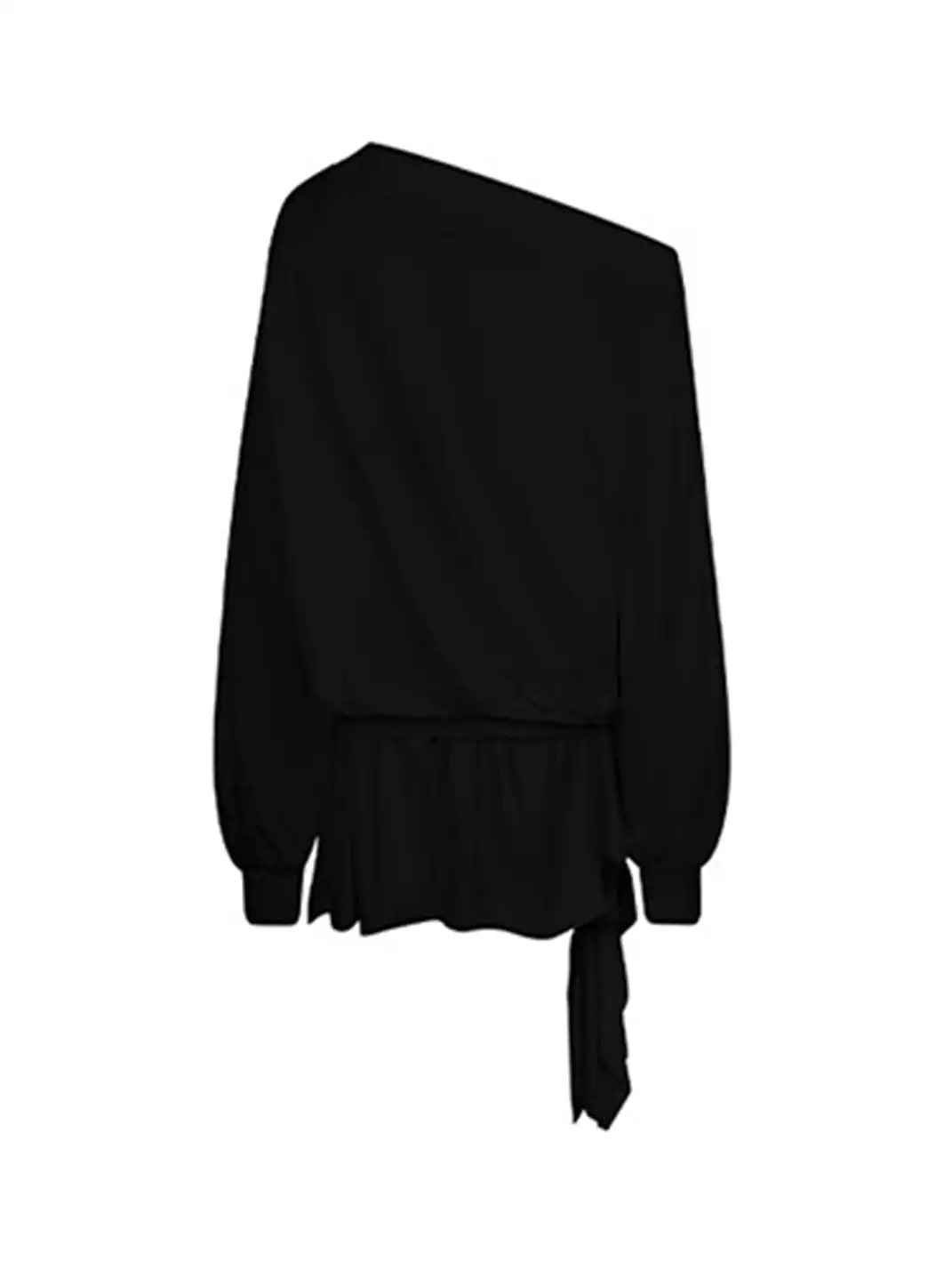 nodress | Punk Spiky Print Off-Shoulder Dress-Black