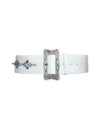 nodress | Rhinestone Rivet Carved Belt