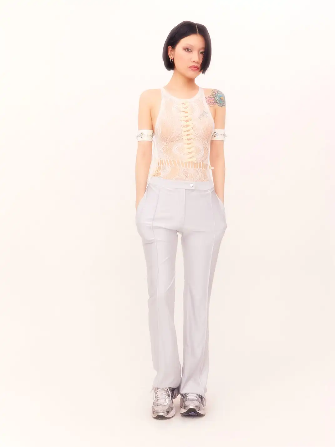 nodress | Rhinestone and Gemstone Rivet Armband