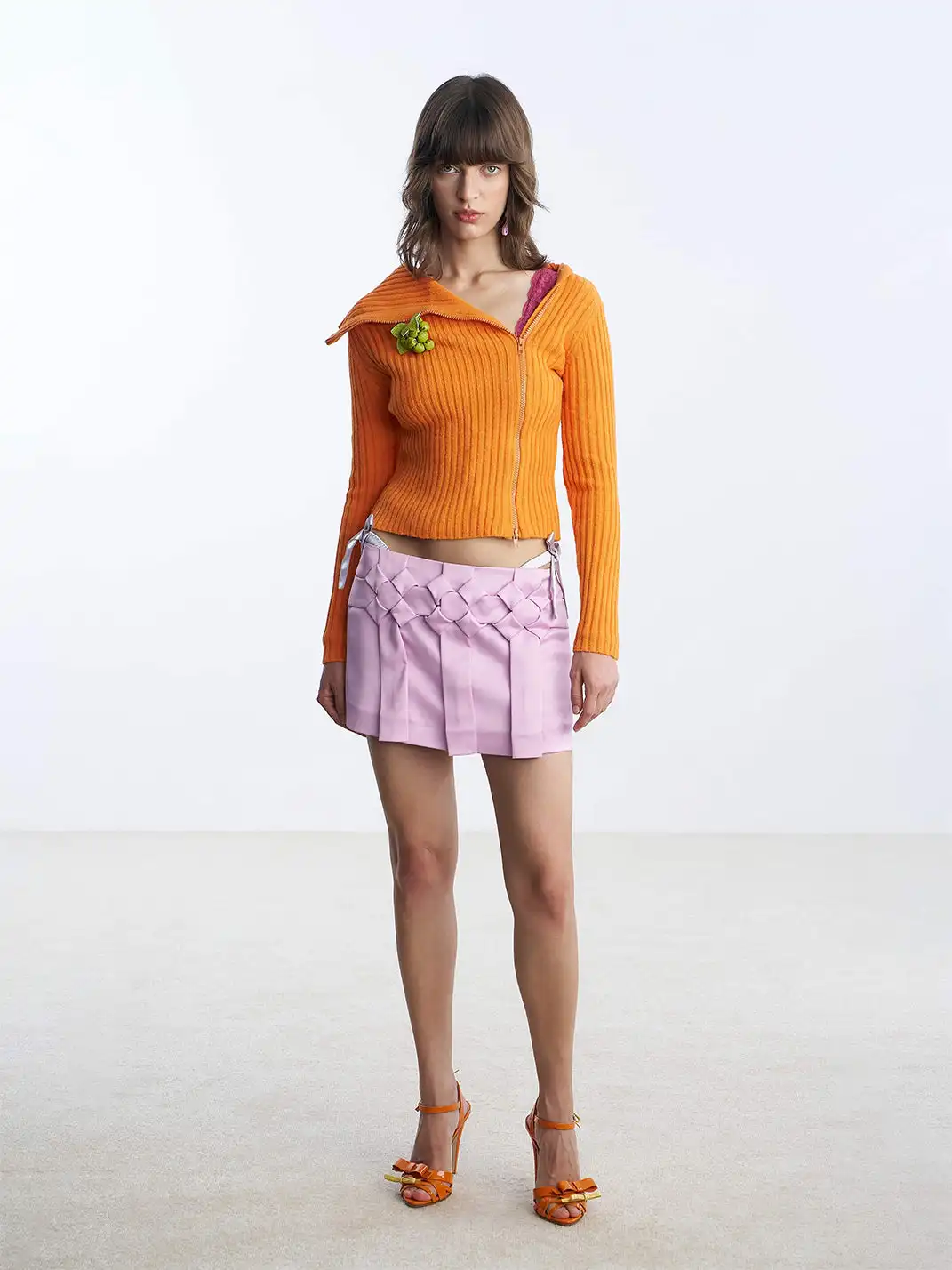 nodress | Double Zipper Knit Sweater