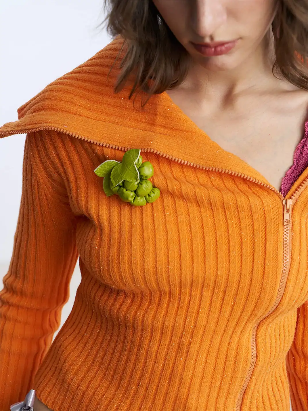 nodress | Double Zipper Knit Sweater