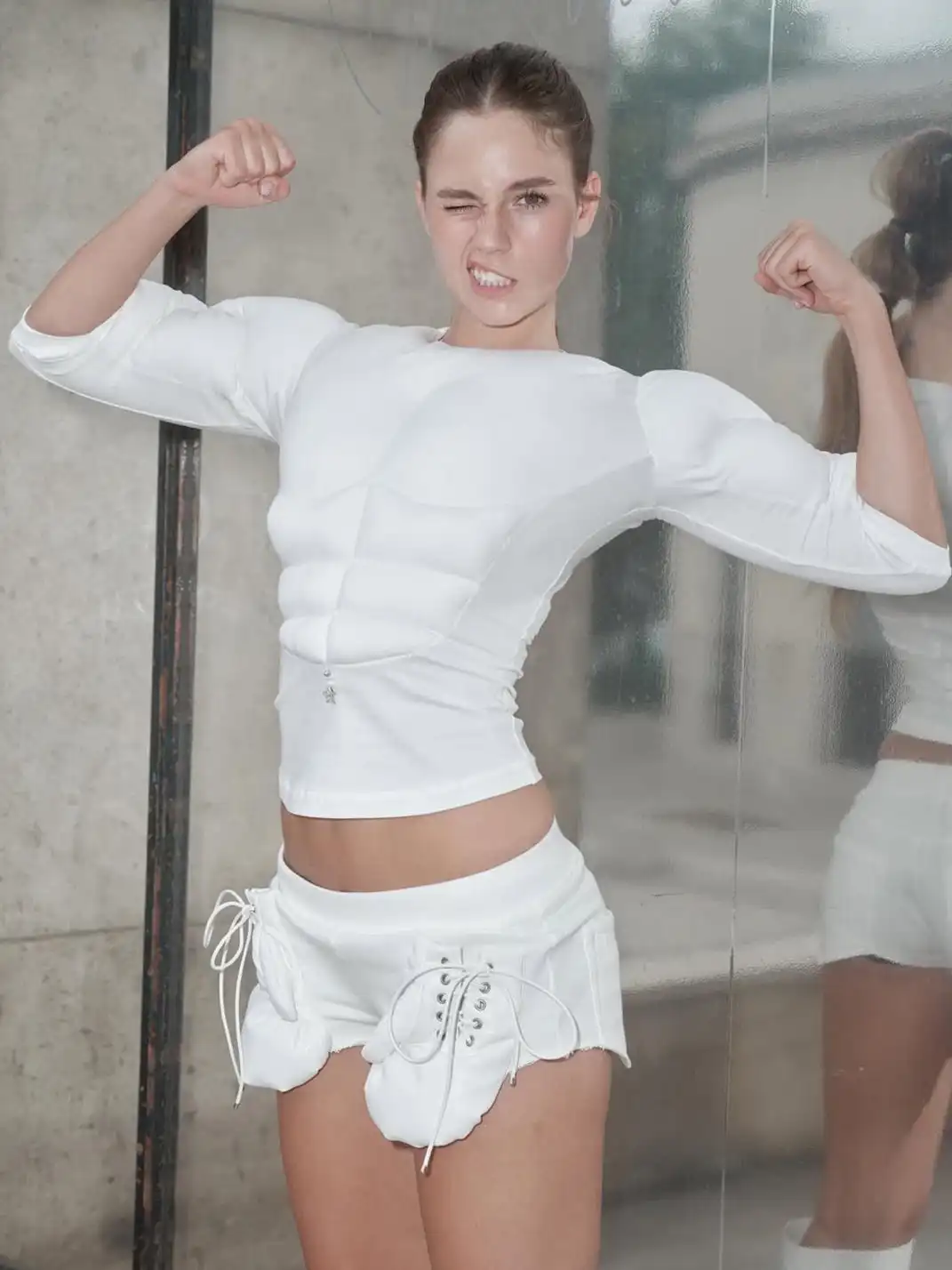 nodress | Leather Boxing Glove Pocket Short