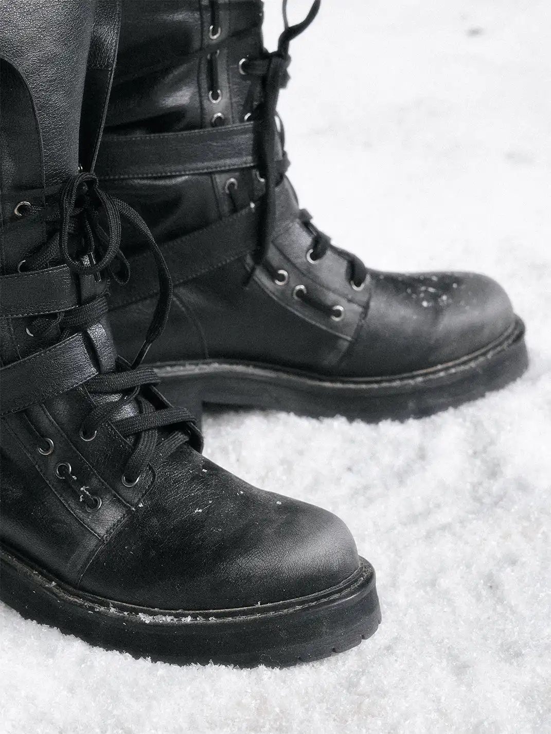 CestNous | Eyelet Straps Fold-Up Riding Boots