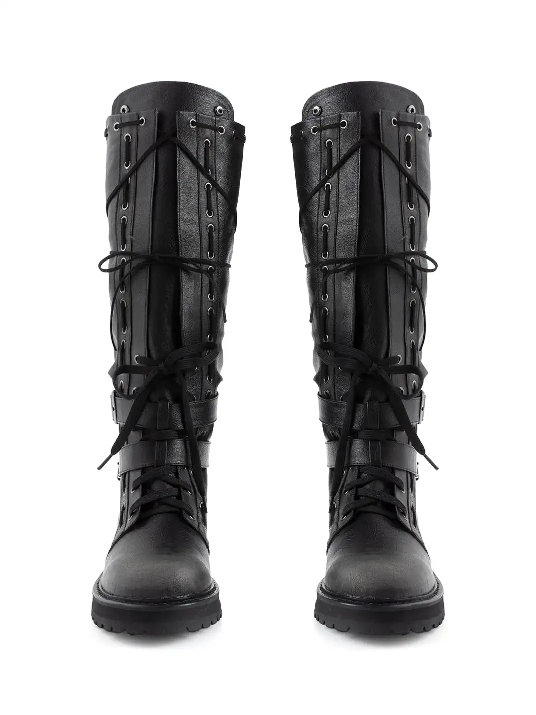 CestNous | Eyelet Straps Fold-Up Riding Boots