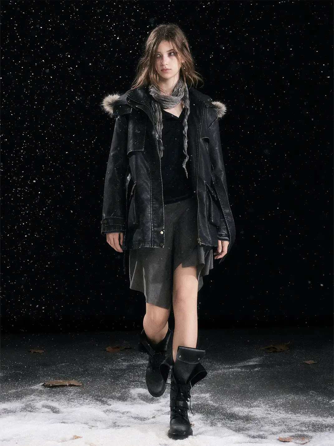 CestNous | Eyelet Straps Fold-Up Riding Boots