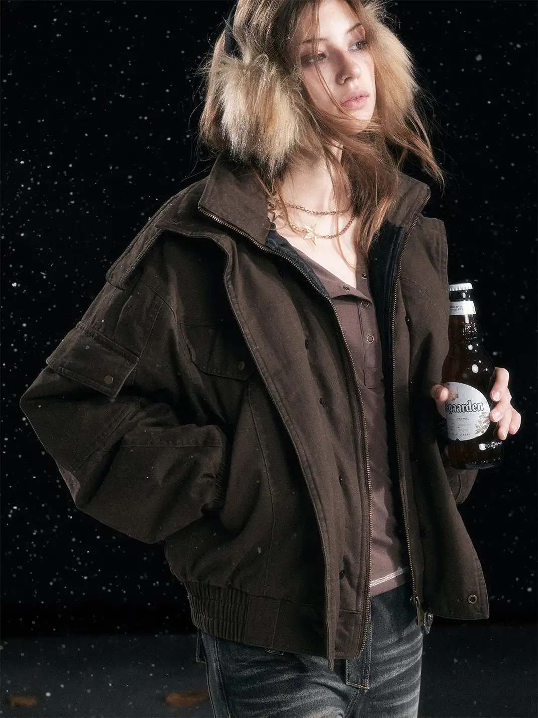 CestNous | Vintage Distressed Flight Jacket