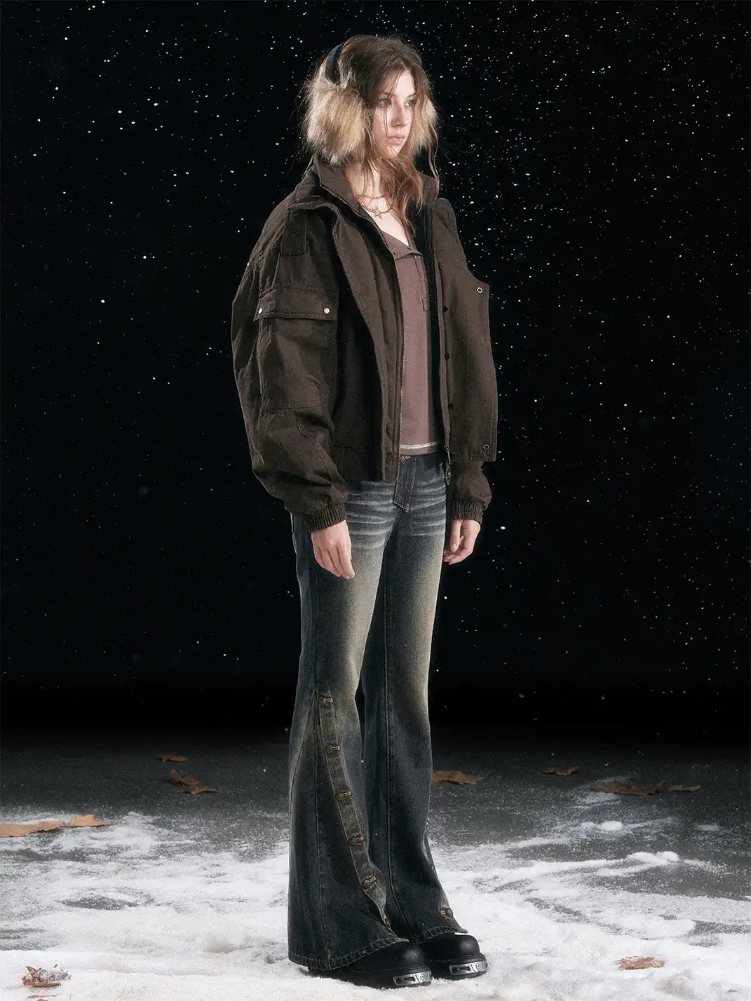 CestNous | Vintage Distressed Flight Jacket