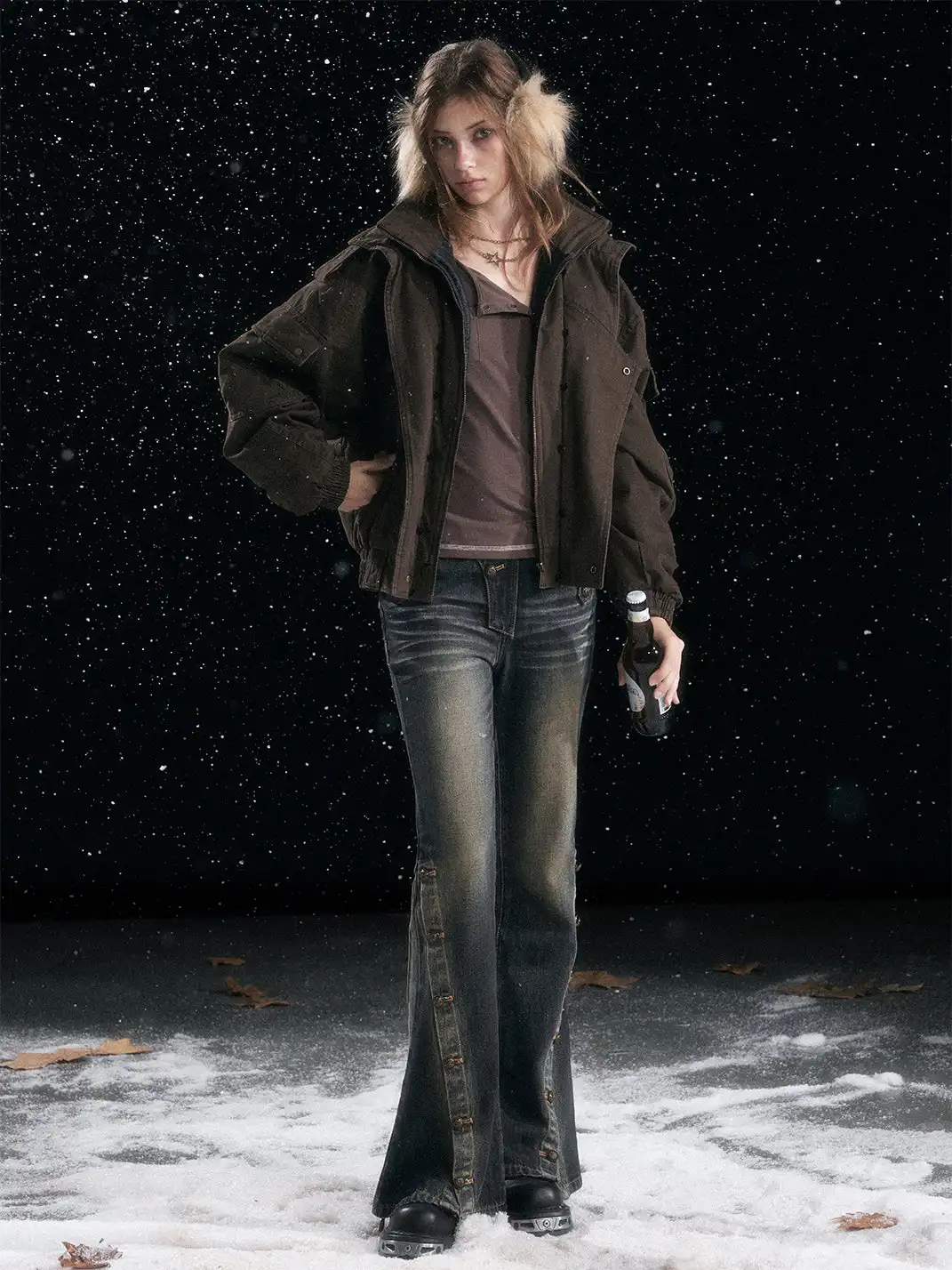 CestNous | Vintage Distressed Flight Jacket