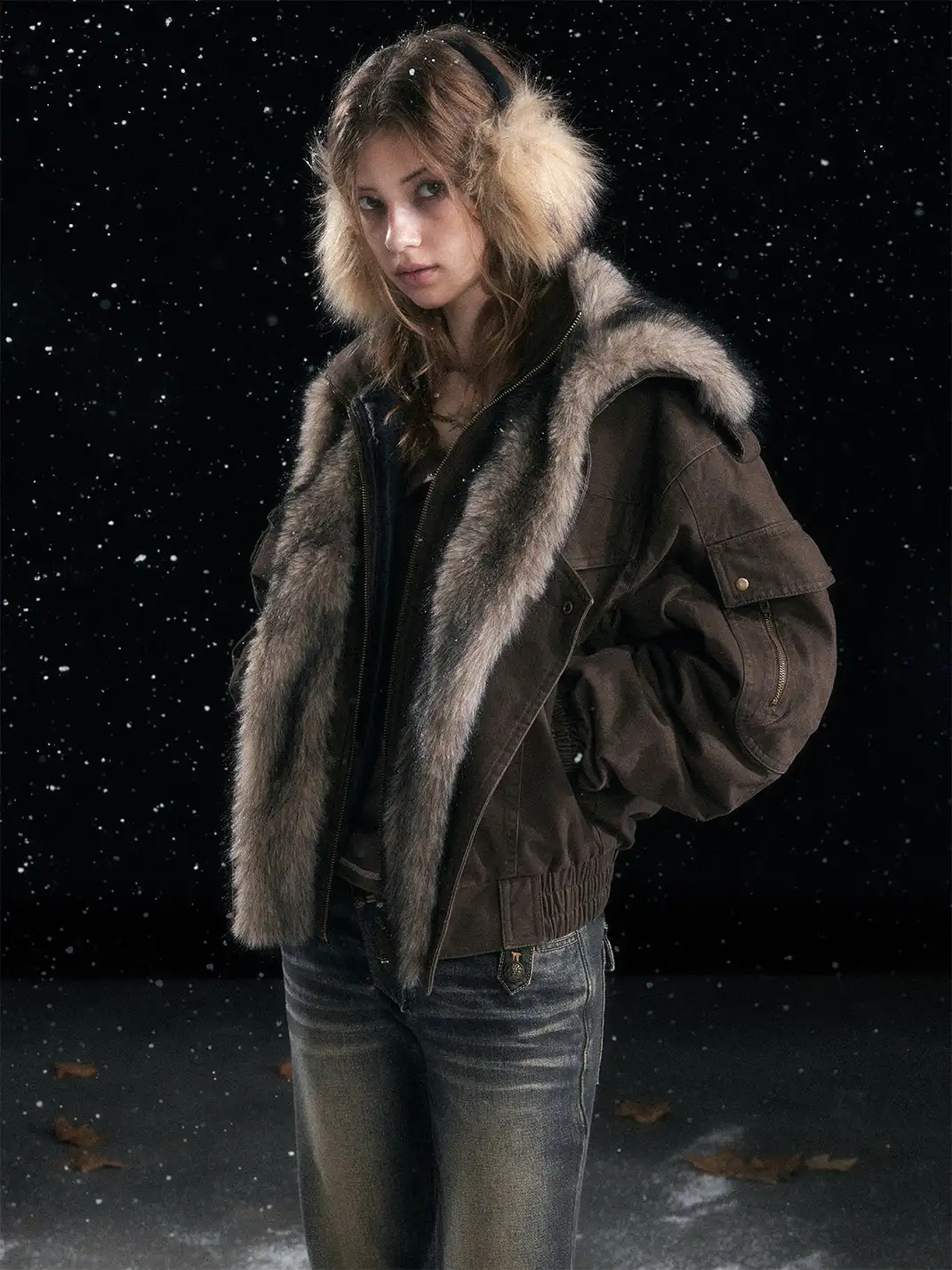 CestNous | Vintage Distressed Flight Jacket
