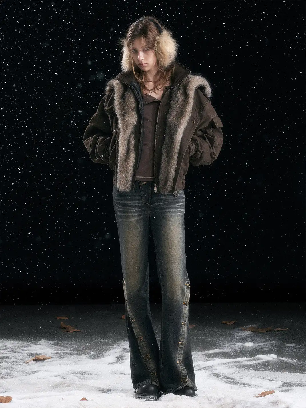 CestNous | Vintage Distressed Flight Jacket