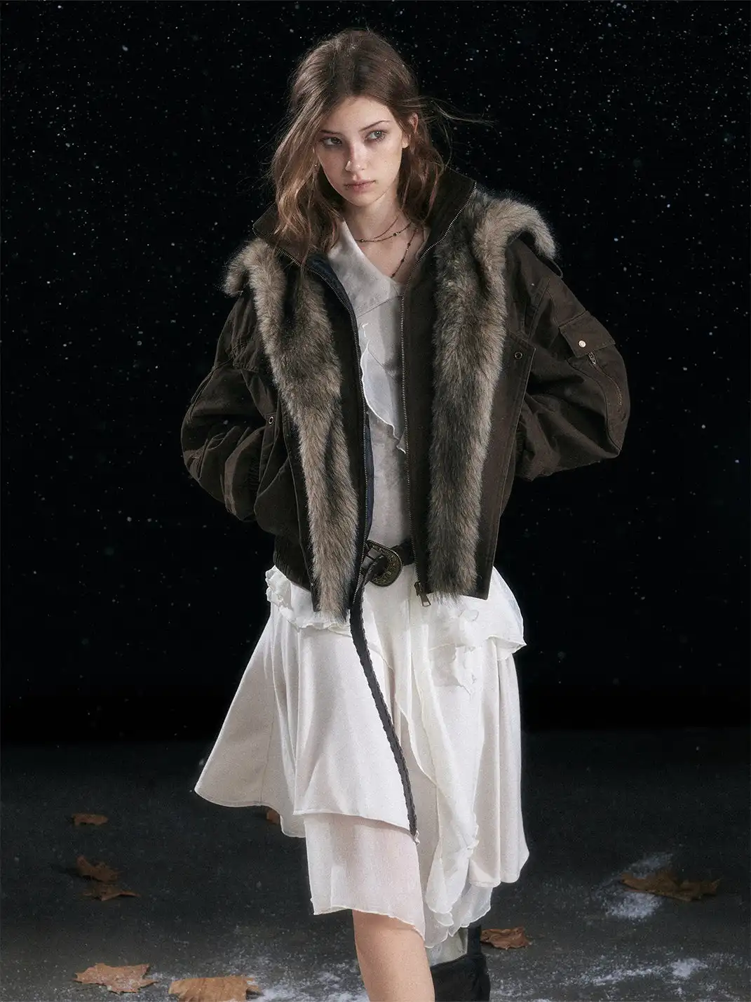 CestNous | Vintage Distressed Flight Jacket