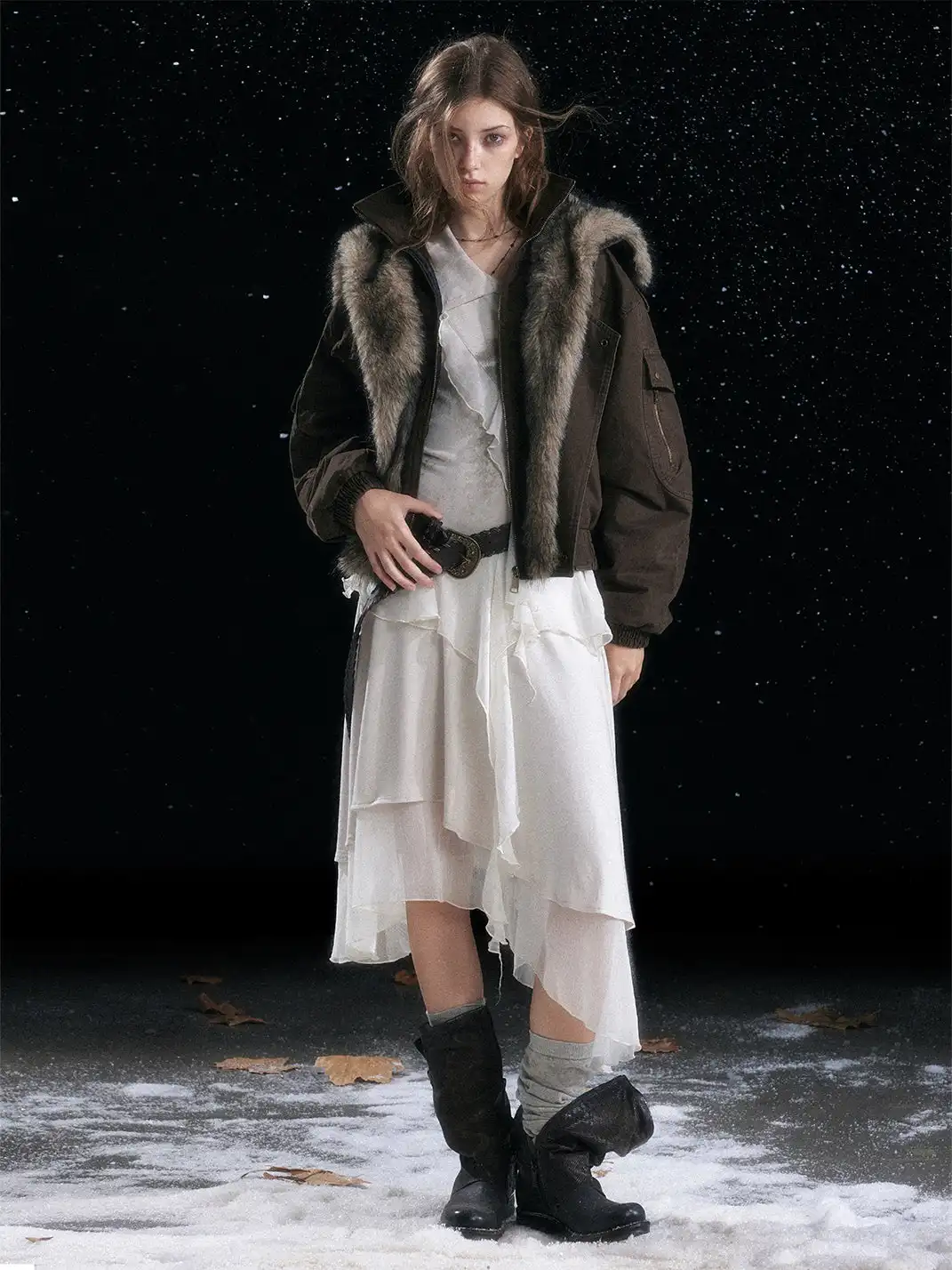 CestNous | Vintage Distressed Flight Jacket