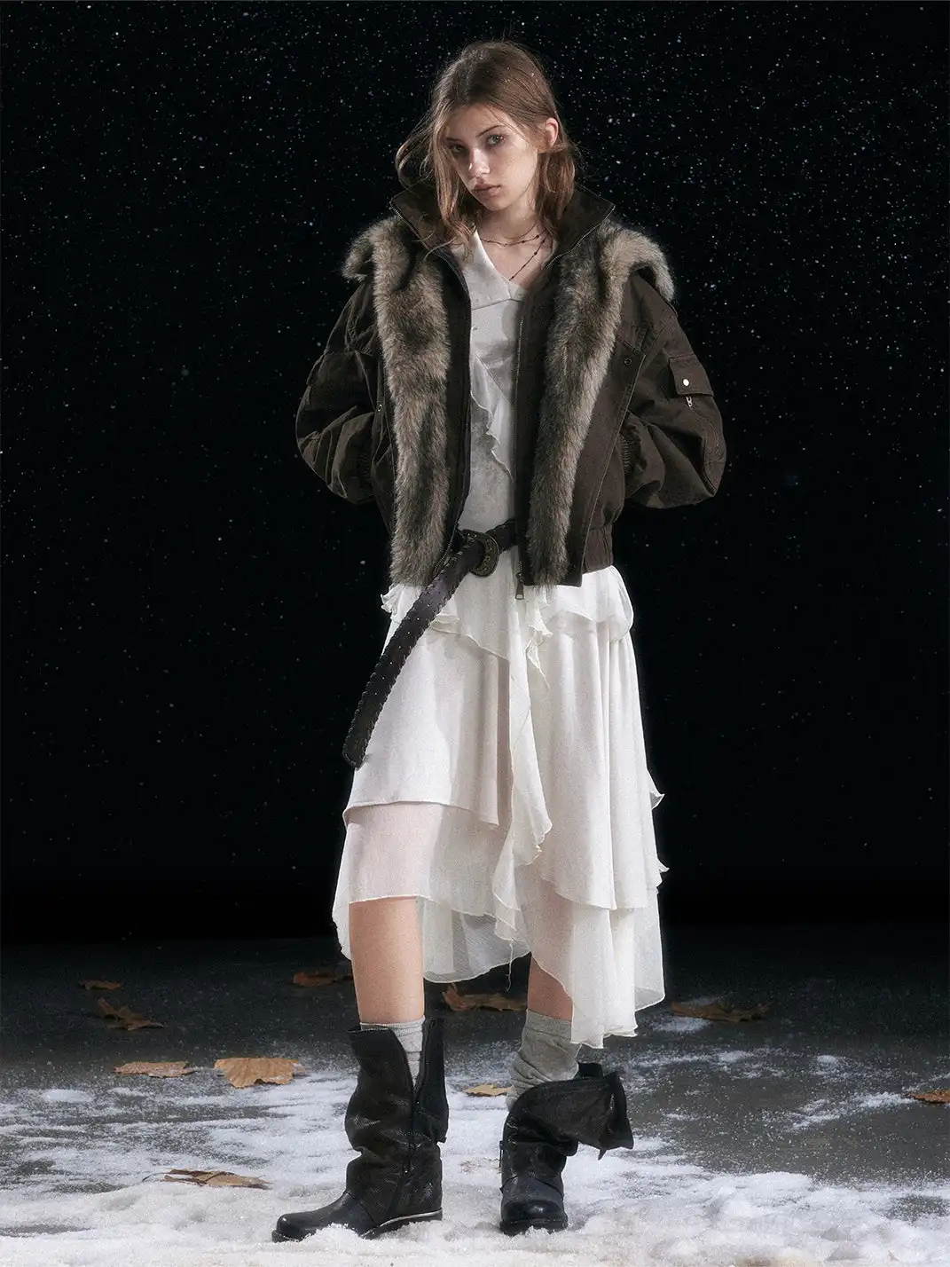 CestNous | Vintage Distressed Flight Jacket