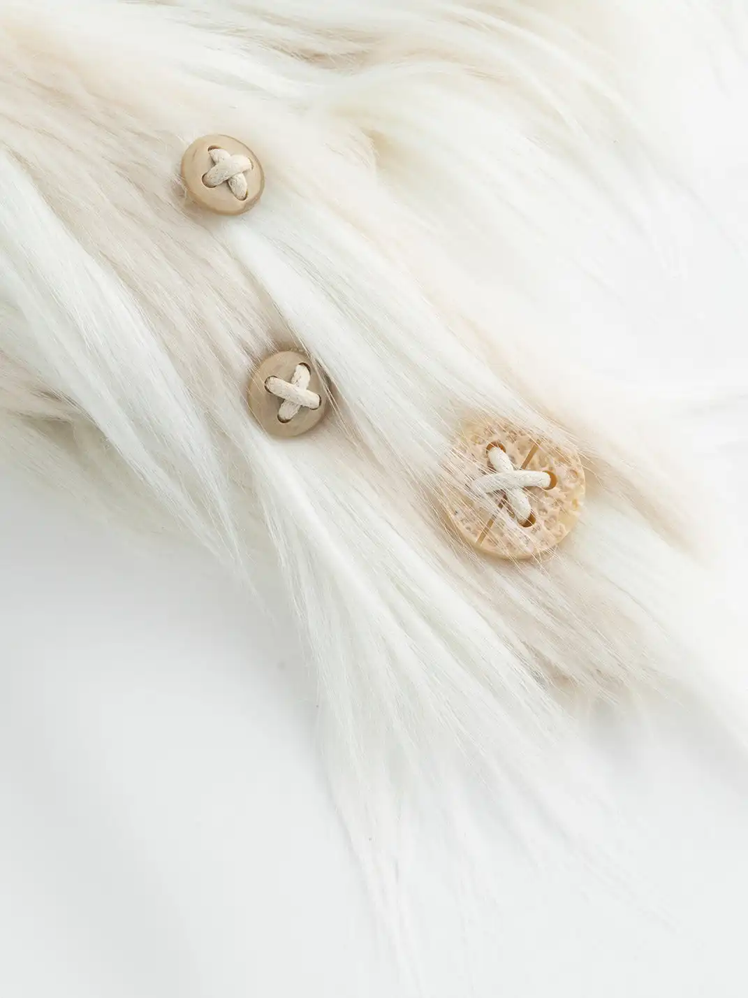 CestNous | Punk Rabbit Ear Buckle Belt Crossbody Fur Bag