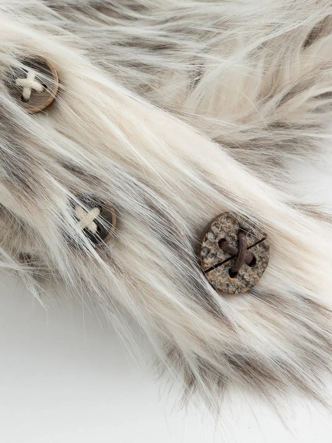 CestNous | Punk Rabbit Ear Buckle Belt Crossbody Fur Bag