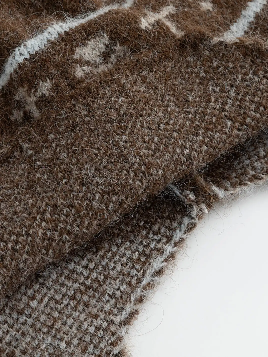 CestNous | Jacquard Knit Hat With Cord And Pom-Poms