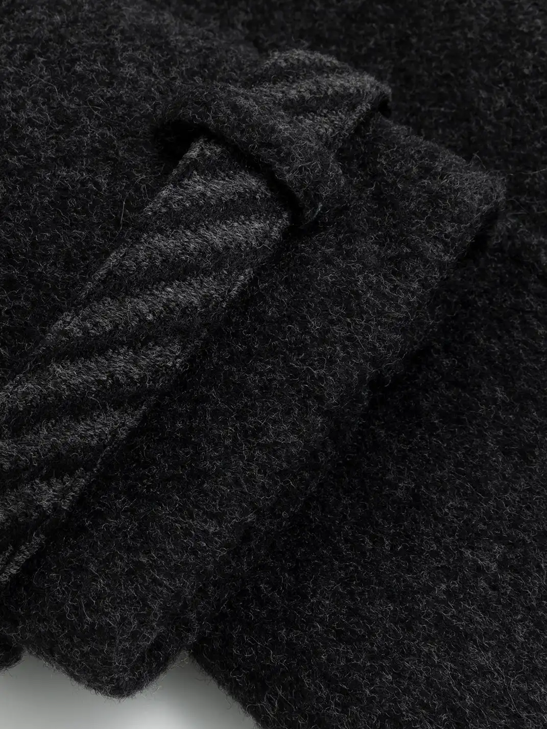 CestNous | Vest Layered Over A Double-Breasted Wool Coat