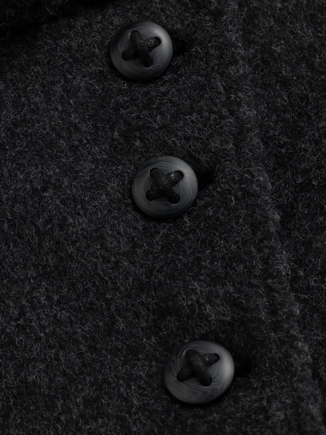 CestNous | Vest Layered Over A Double-Breasted Wool Coat