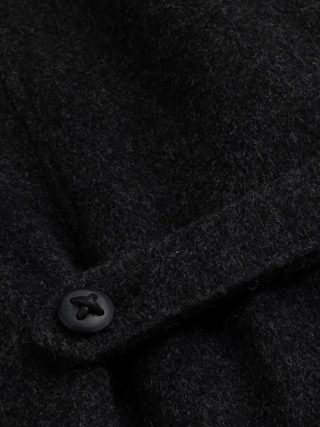 CestNous | Vest Layered Over A Double-Breasted Wool Coat