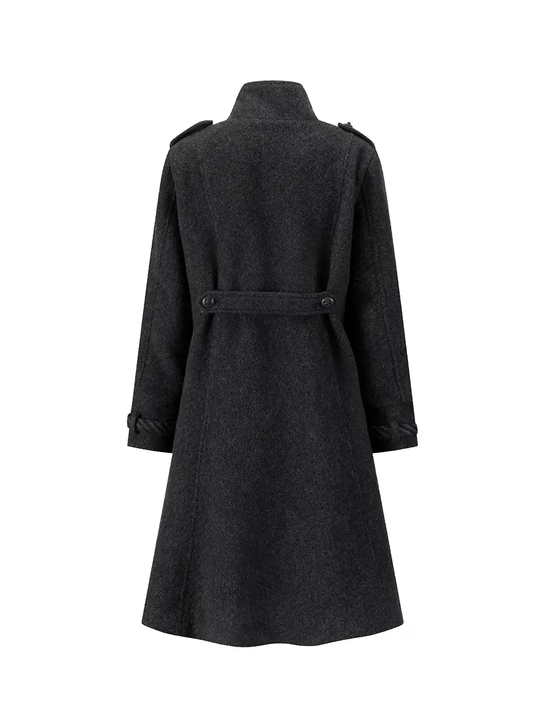 CestNous | Vest Layered Over A Double-Breasted Wool Coat