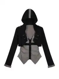 CestNous | Hooded Two-Piece Knit Cardigan