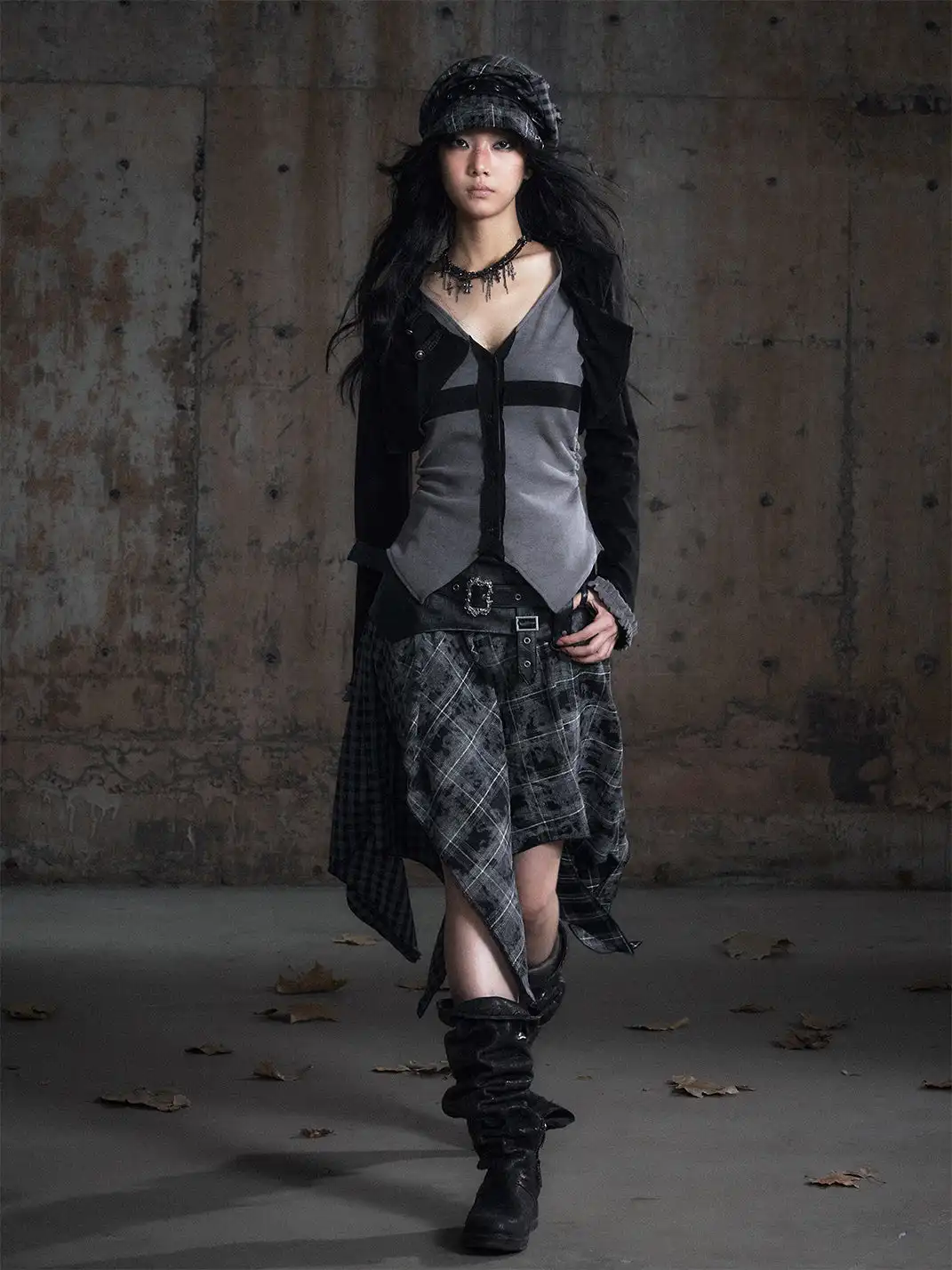 CestNous | Hooded Two-Piece Knit Cardigan