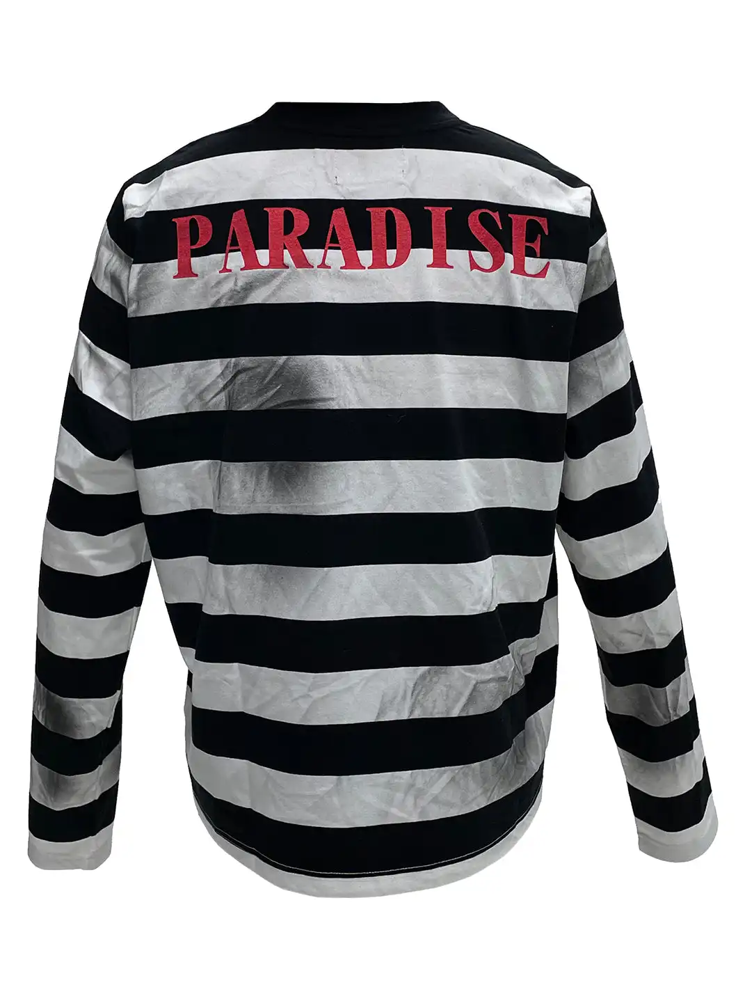 PCCVISION | Striped Distressed Long-Sleeved T-Shirt